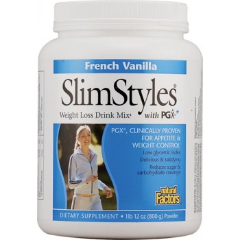 Natural Factors SlimStyles® Weight Loss Drink French Vanilla -- 1.75 lb