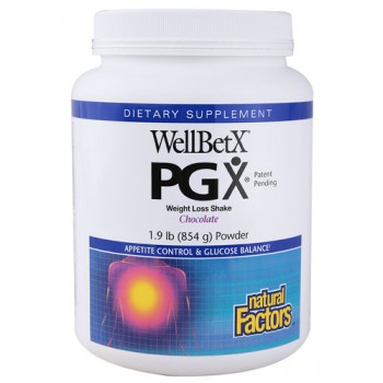 Natural Factors WellBetX PGX® Weight Management Shake Chocolate -- 1.9 lbs