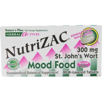 Nature's Plus Herbal Actives NutriZAC® Mood Food -- 90 Tablets