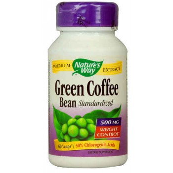Nature's Way Green Coffee Bean Standardized -- 500 mg - 60 Vcaps®