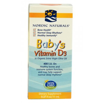 Nordic Naturals Baby's Vitamin D3 -- 0.37 fl oz