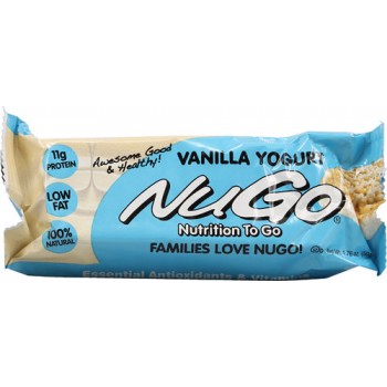 NuGo Nutrition To Go Bars Vanilla Yogurt -- 15 Bars