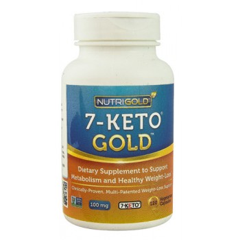 NutriGold 7-Keto® Gold™ -- 100 mg - 120 Vegetarian Capsules