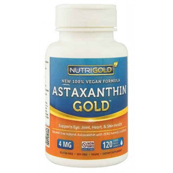 NutriGold Astaxanthin Gold™ -- 4 mg - 120 Liquid Veggie Capsules