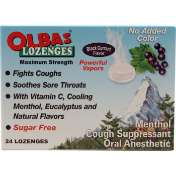 Olbas Lozenges Sugar-Free Black Currant -- 24 Lozenges