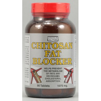 Only Natural Chitosan Fat Blocker -- 1075 mg - 90 Tablets