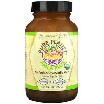 Pure Planet Organic Amla Plus™ -- 500 mg - 200 Tablets