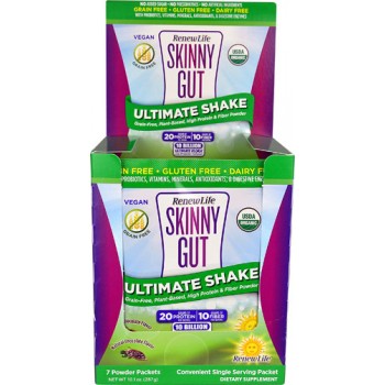 Renew Life Skinny Gut™ Ultimate Shake Natural Chocolate -- 7 Packets