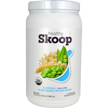 Skoop B-Strong Plant-Based Protein Shake Viva-Nilla -- 19 oz