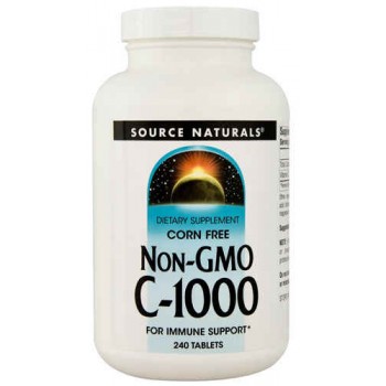 Source Naturals Non-GMO C-1000 Corn Free -- 1000 mg - 240 Tablets