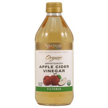 Spectrum Naturals Organic Apple Cider Vinegar Filtered -- 16 fl oz