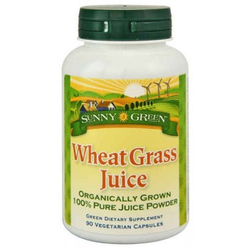 Sunny Green Wheat Grass Juice -- 90 Vegetarian Capsules