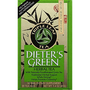 Triple Leaf Tea Dieters Decaffeinated Green Tea -- 20 Tea Bags