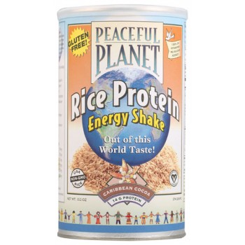 VegLife Peaceful Planet® Rice Protein Energy Shake Caribbean Cocoa -- 13.2 oz