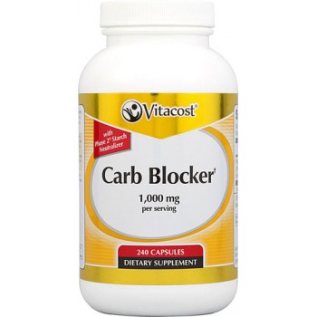 Vitacost Carb Blocker(t) With Phase 2(R) (White Kidney Bean) -- 240 Capsules