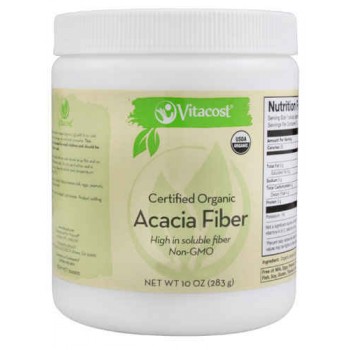 Vitacost Certified Organic Acacia Fiber - Non-GMO -- 10 oz (283 g)