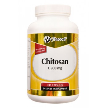 Vitacost Chitosan -- 1500 mg - 240 Capsules