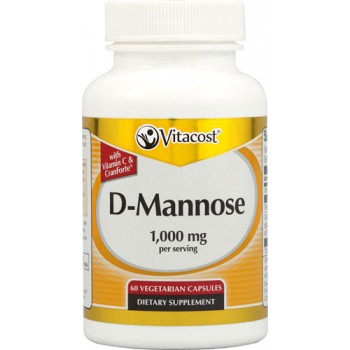 Vitacost D-Mannose with CranForte® -- 60 Capsules