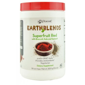 Vitacost - Earth Blends Superfruit Red with Broccolli, Kale and Spinach -- 11.4 oz (323.1 g)