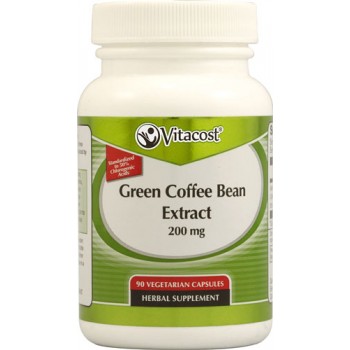 Vitacost Green Coffee Bean Extract -- 200 mg - 90 Vegetarian Capsules