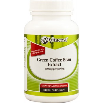 Vitacost Green Coffee Bean Extract -- 800 mg per serving - 120 Vegetarian Capsules