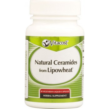 Vitacost Natural Ceramides from Lipowheat® -- 30 Vegetarian Liquid Capsules