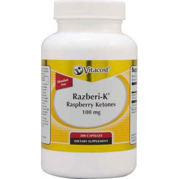 Vitacost Raspberry Ketones Featuring Razberi-K(R) -- 100 mg - 200 Capsules