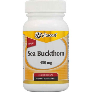 Vitacost Sea Buckthorn Oil (Omega-7) -- 450 mg - 30 Liquid Capsules