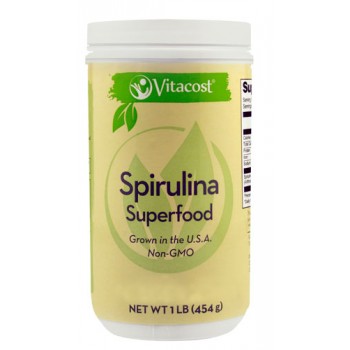 Vitacost Spirulina Superfood Algae Powder -- 3000 mg - 16 oz (1 Lb) (454 g)