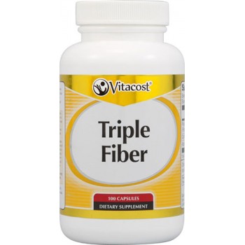 Vitacost Triple Fiber -- 100 Capsules