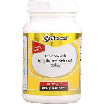 Vitacost Triple Strength Raspberry Ketones - Featuring Razberi-K® -- 300 mg - 60 Capsules