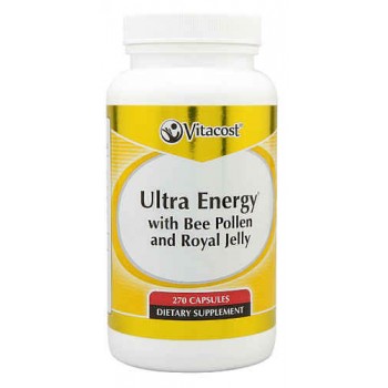 Vitacost Ultra Energy(t) with Bee Pollen and Royal Jelly -- 270 Capsules
