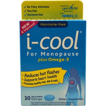 i-cool For Menopause plus Omega-3 -- 30 Gel Caps